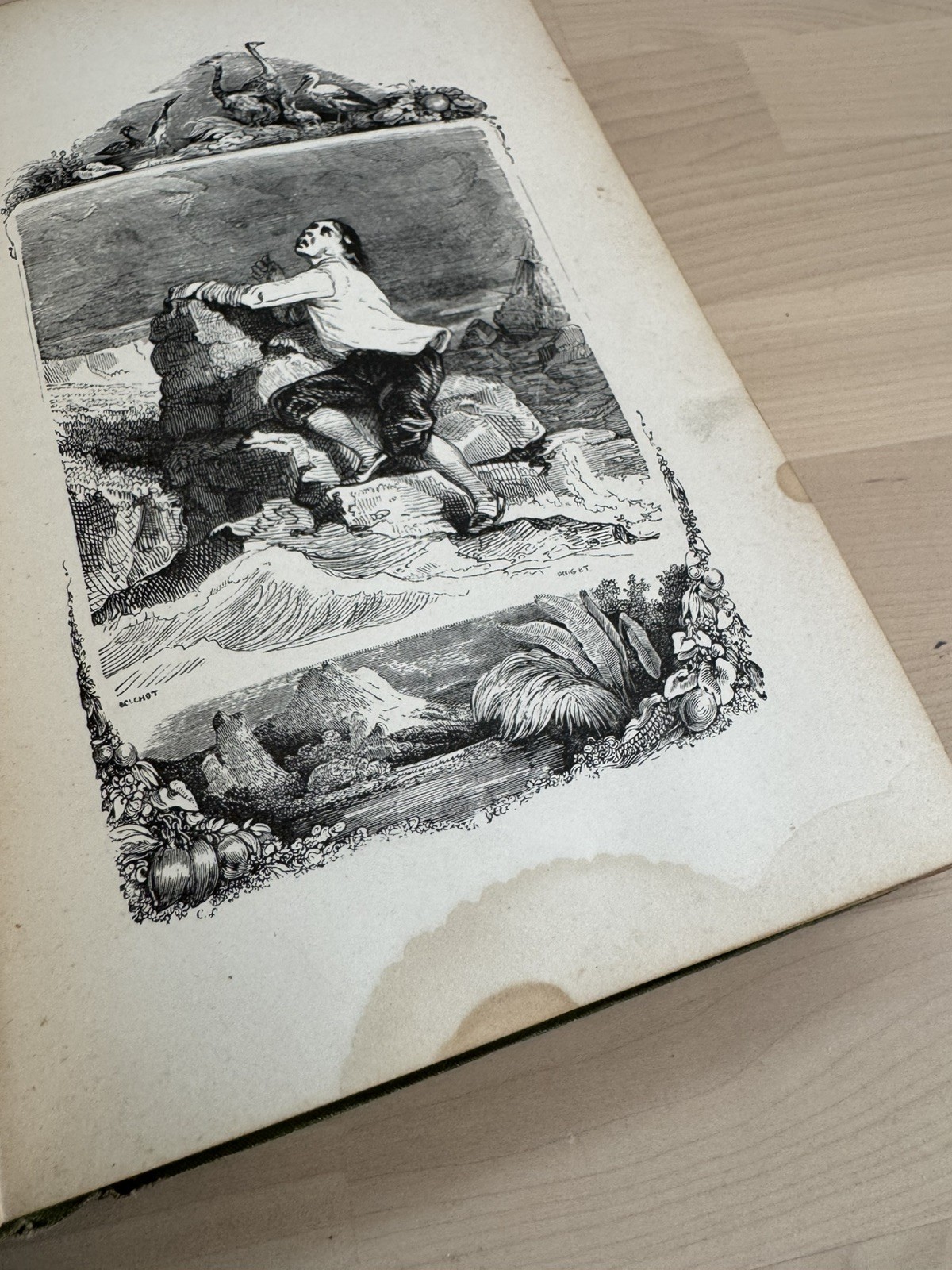 Robinson Crusoe by Daniel DeFoe 1880’s Porter & Coates Antique Hardcover Book