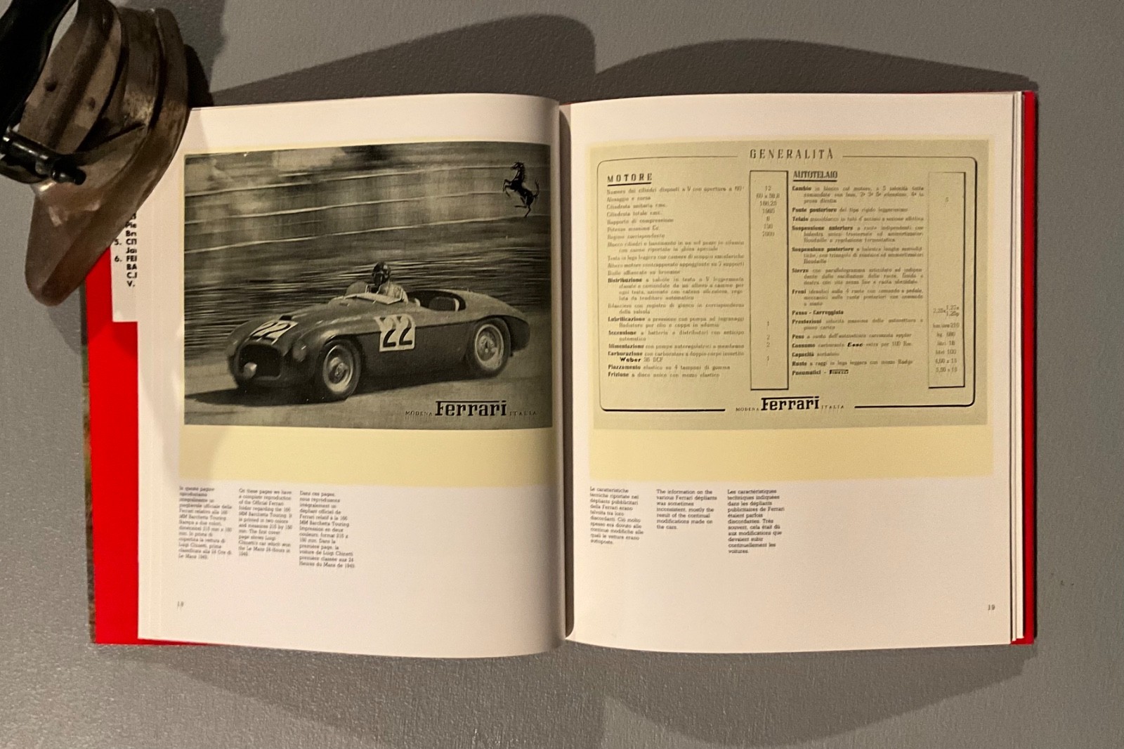 Ferrari 166 MM Barchetta by Bianchi Anderloni & Moretti | 1991 | Hardcover