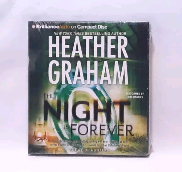 The Night Is Forever by Heather Graham 4-Disc (Abridged) Audiobook New Sealed