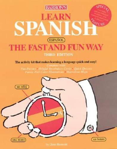 Learn Spanish the Fast and Fun Way – Paperback By Hammitt, Gene – GOOD