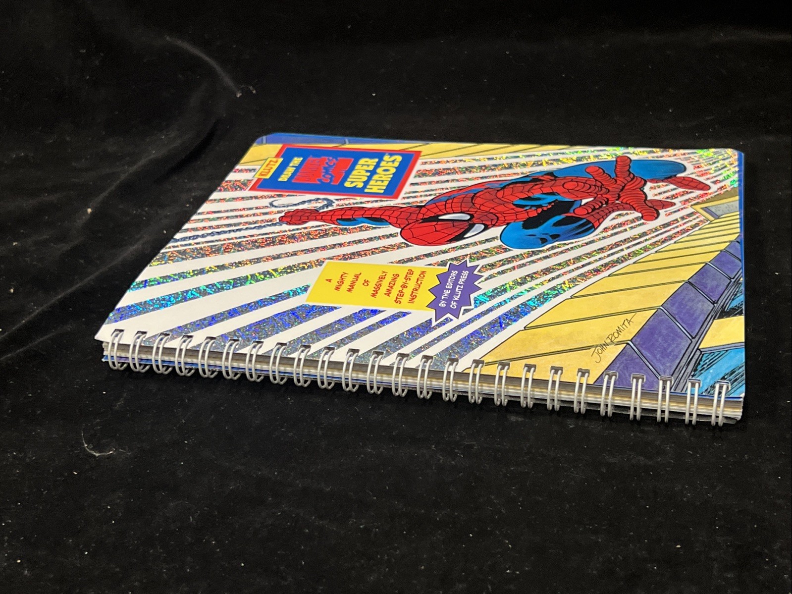 Draw Marvel Comics Super Heroes Klutz Kids Activity Art Book Vintage 1995