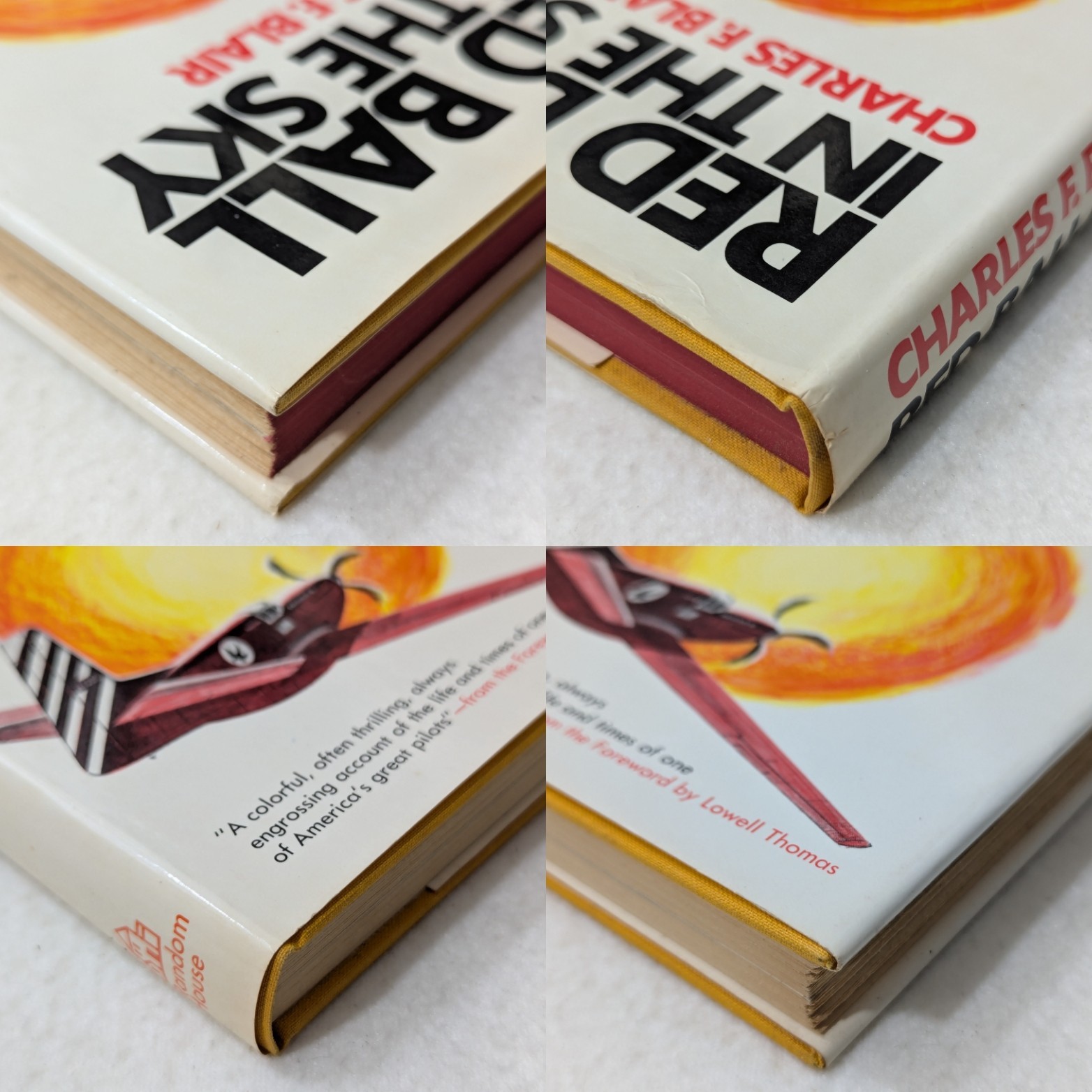 SIGNED Charles F. Blair Red Ball in the Sky 1969 2nd Print Hardcover