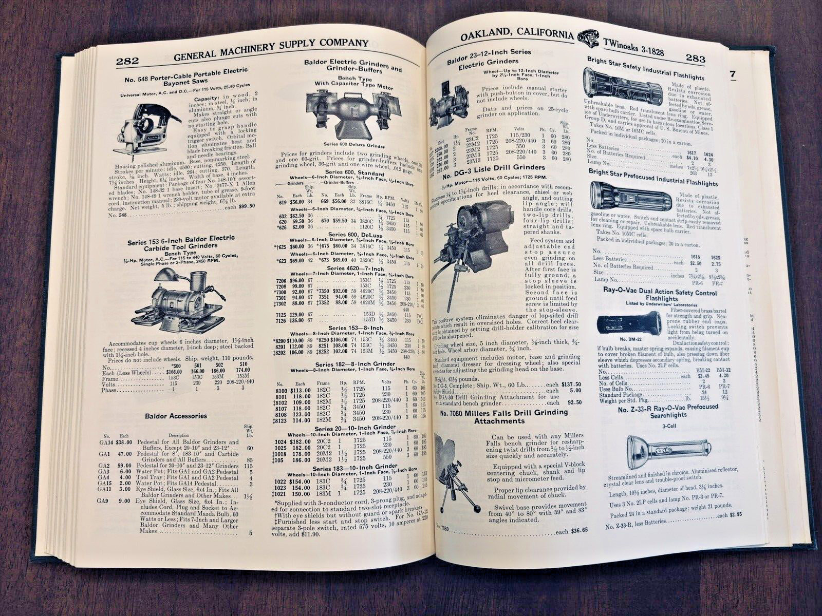 General Machinery Supply Company Industrial Oakland California CA 1959