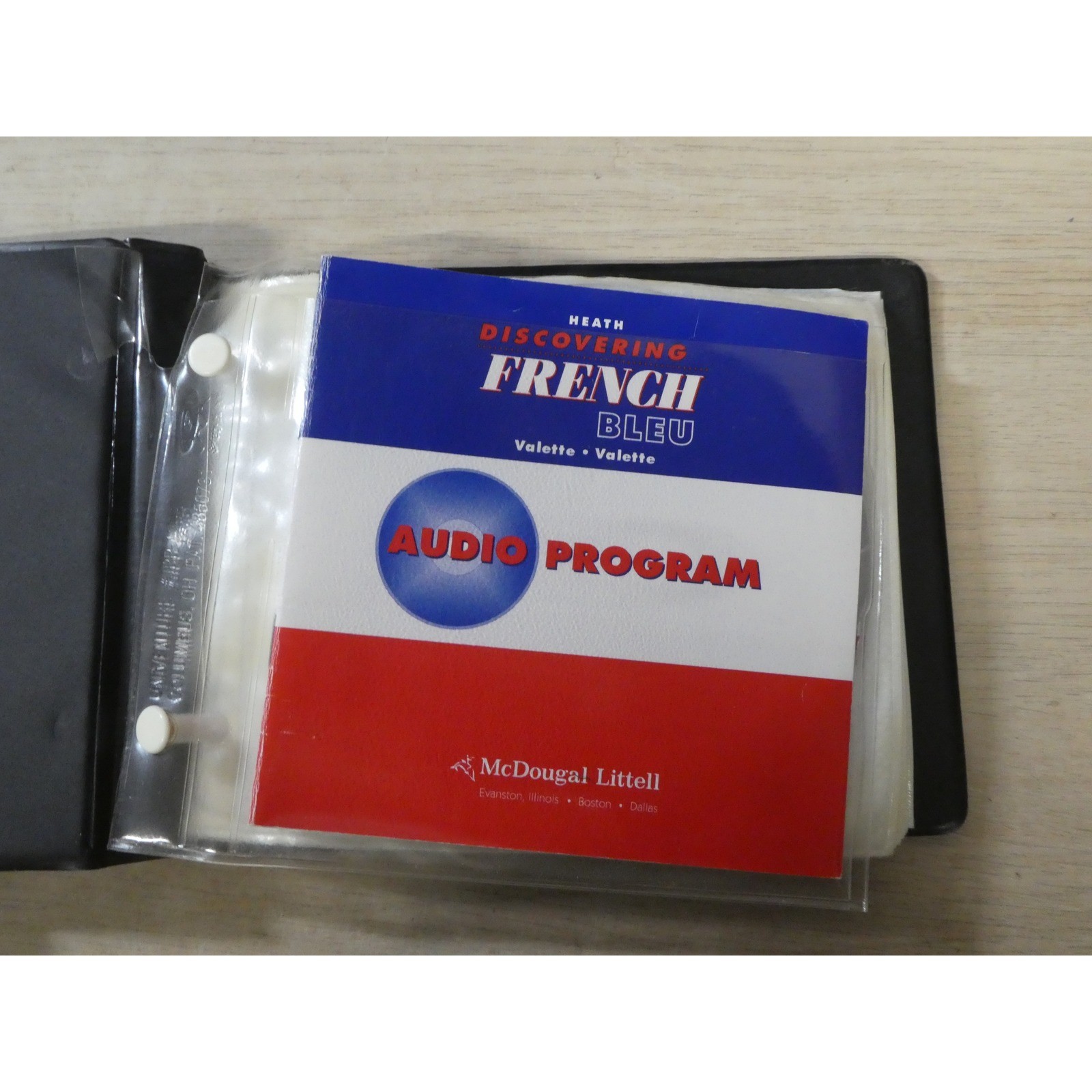 McDougal Littell Discovering French Bleu Audio Program CD Set 0-669-43496-5