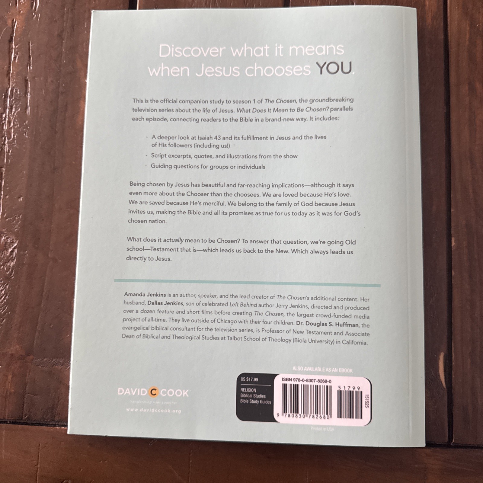 The Chosen Bible Study. Book Set 1,2 Paperback