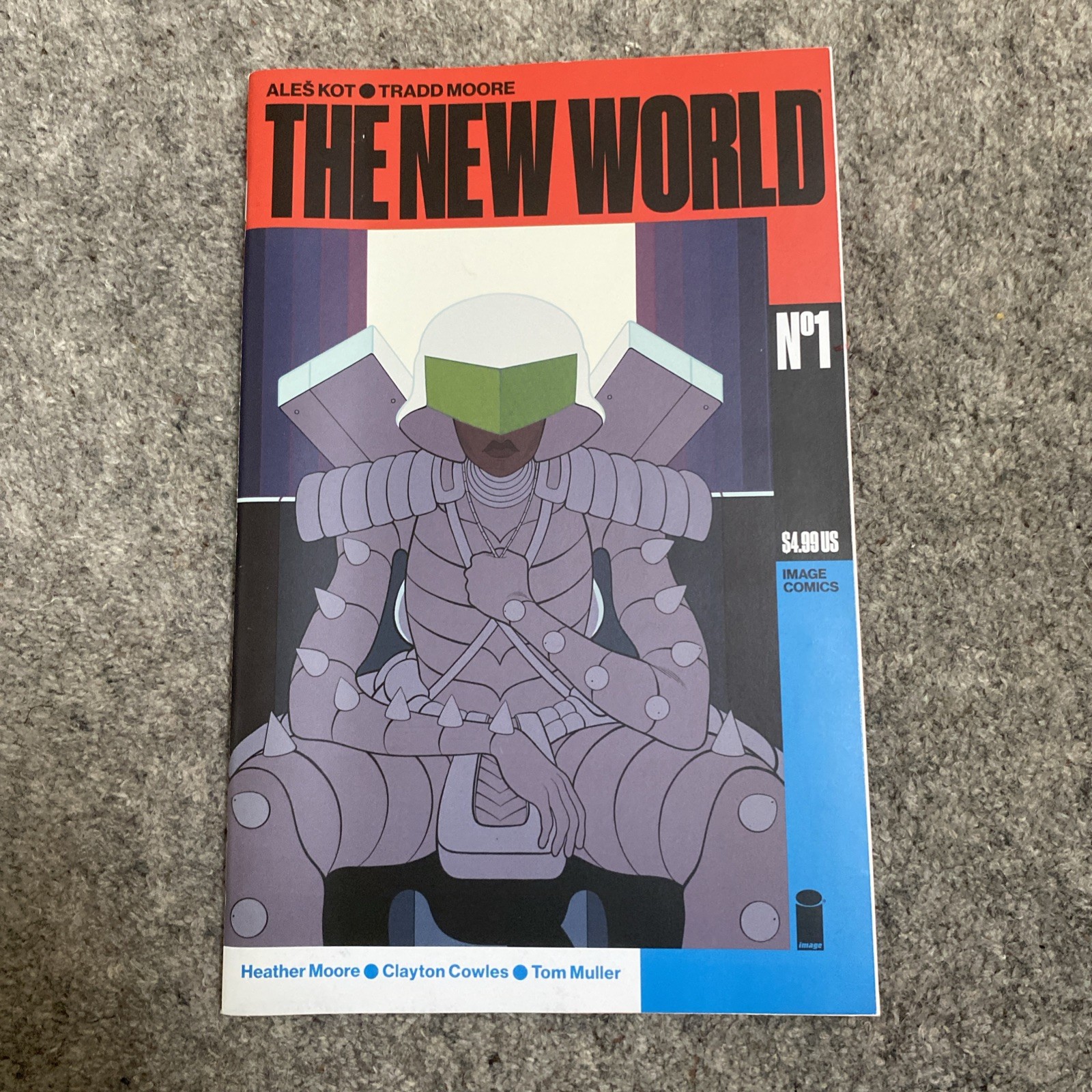 The New World #1 (2019) NM Image Comics Ales Kot Tradd Moore Indie Comic Book