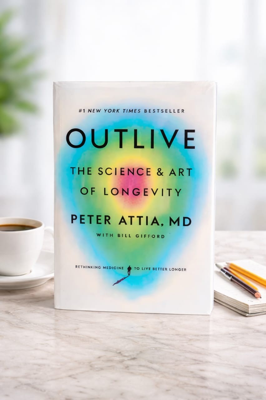 Outlive: The Science & Art of Longevity by Peter Attia MD Hardcover New