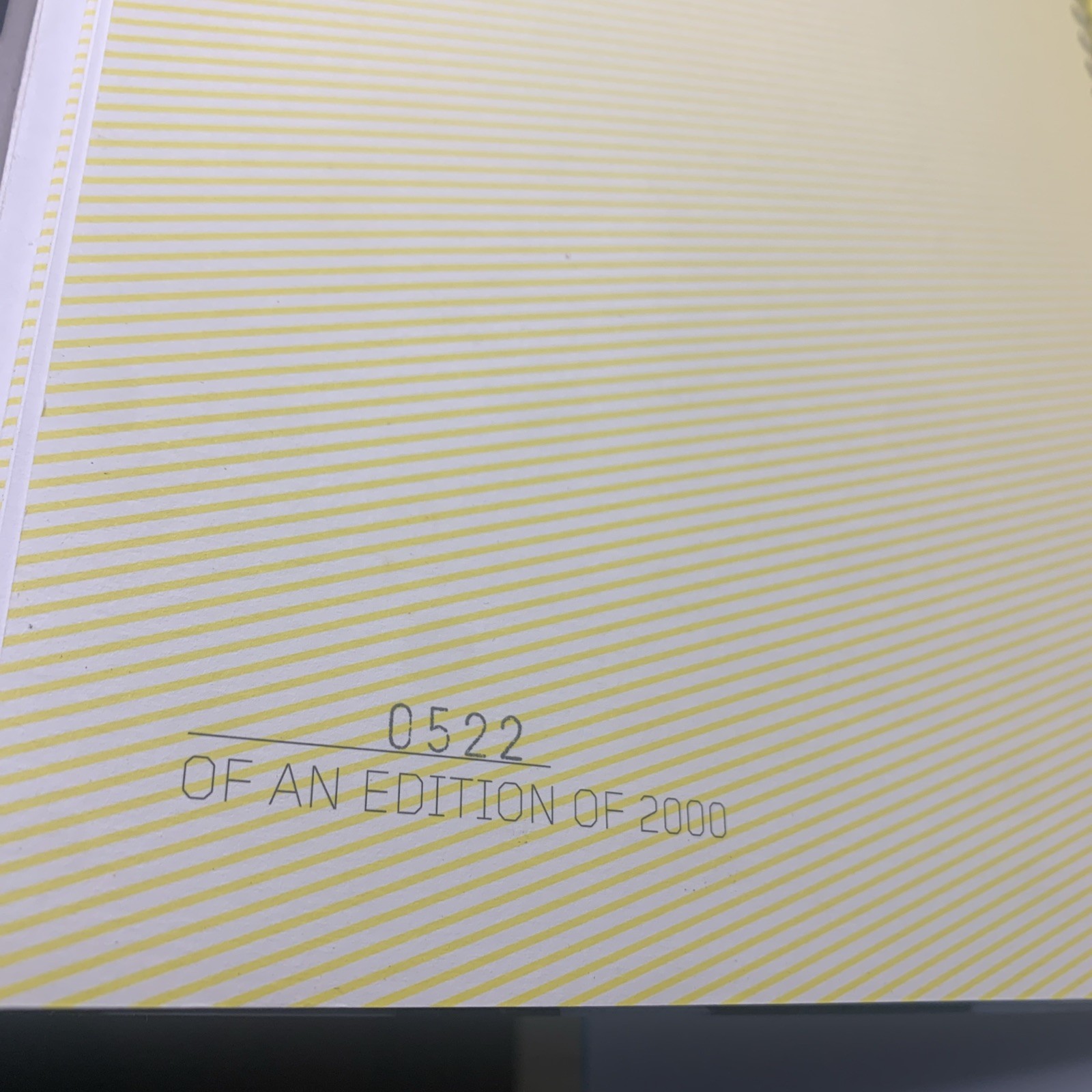Tim Hawkinson-Nyehaus art book Foundation ltd ed 522/2000