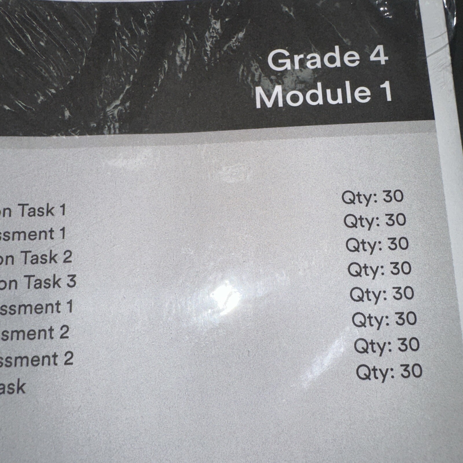 Great Minds Grade 4 Module 1 assessment pack