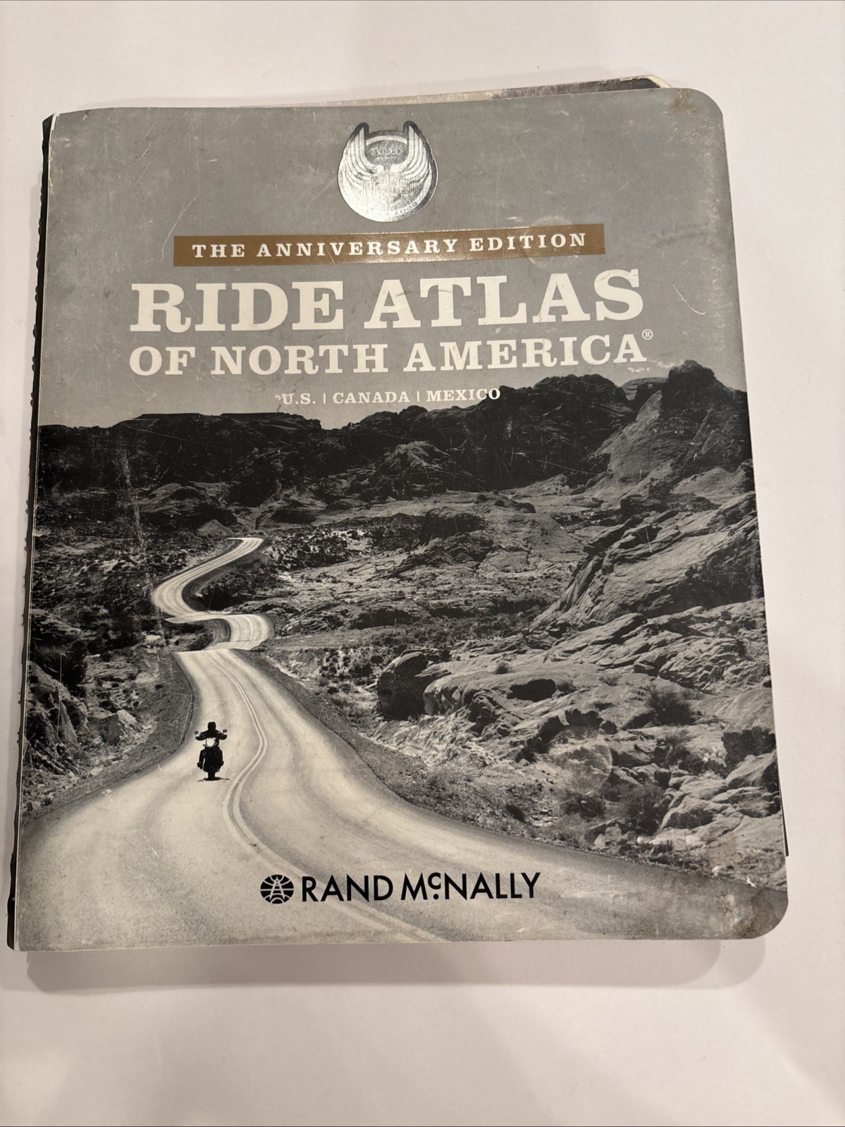 Rand McNally Harley Davidson Ride Atlas of North America The Anniversary Ed 2008