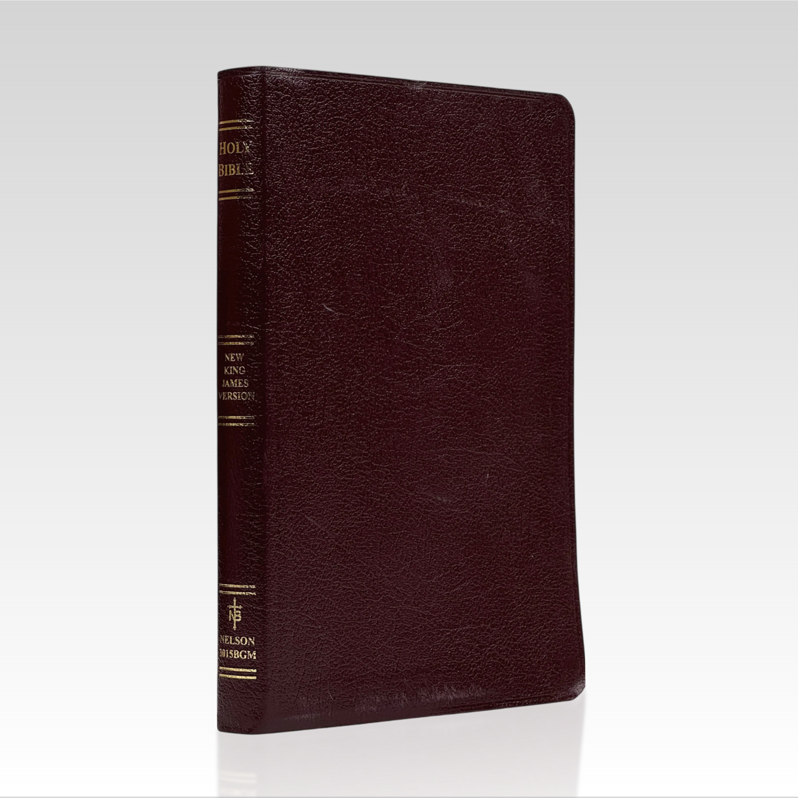 1999 NELSON The Holy Bible NKJV 3015BGM Bonded LEATHER VG