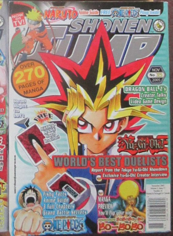 Shonen Jump Magazine 2005 November With Yugioh Card Attached
