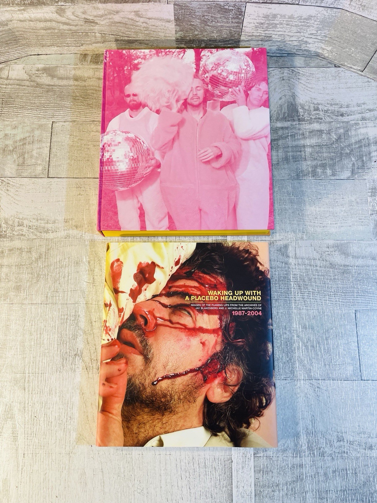 Flaming Lips Waking Up With Placebo Headwound Artist Band Signed 199 Of 1500