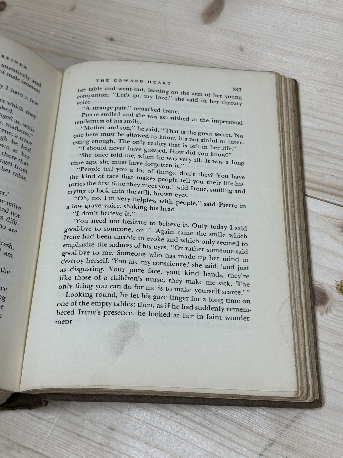 The Coward Heart by Anna Reiner 1941 First American Edition Alfred A. Knopf