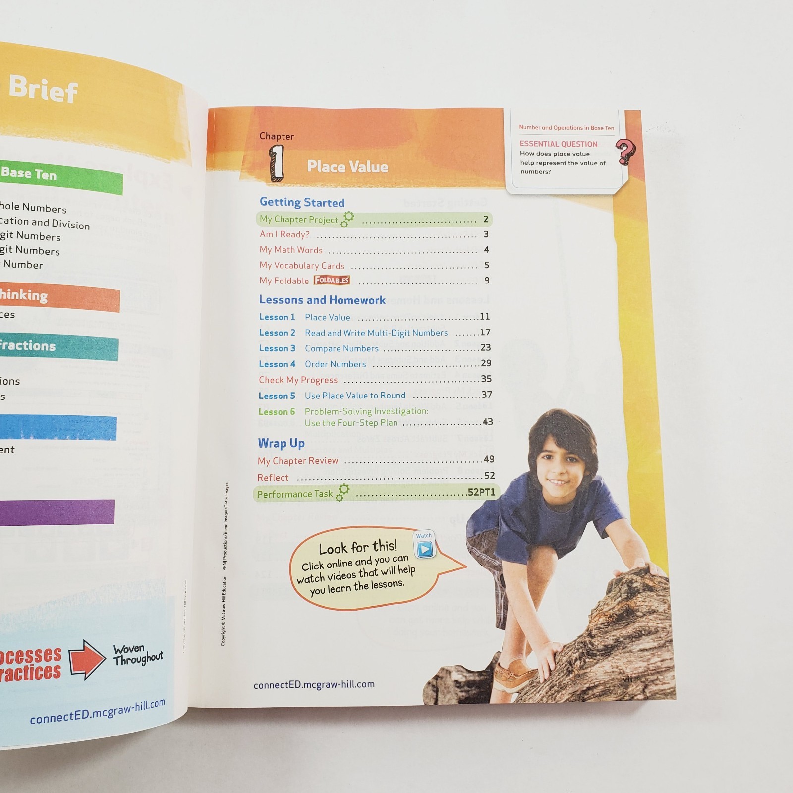 McGraw-Hill My Math Book Grade 4 Volumes 1 and 2 Student Edition Workbooks PB