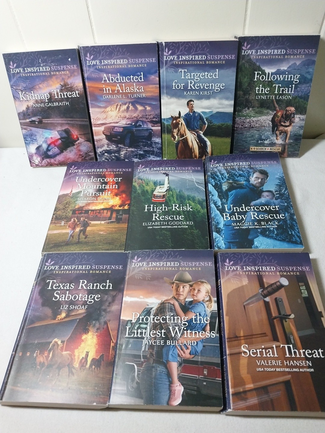 Love Inspired Suspense Huge 20 Book Lot Harlequin Romance Paperback K-9