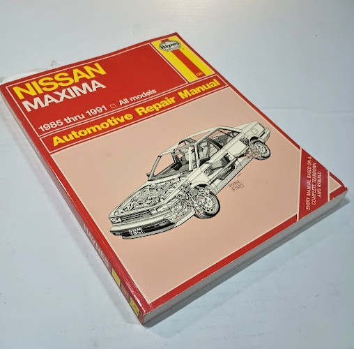 Haynes Nissan Maxima Repair Manual 1985-1991 1991 #1341 ISBN 1563920050