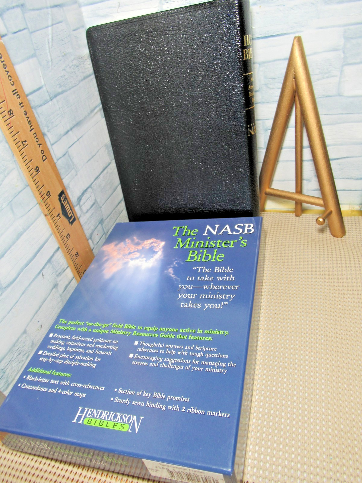 The NASB Minister’s Bible /Black Genuine Leather / Softcover / 2005/ with box