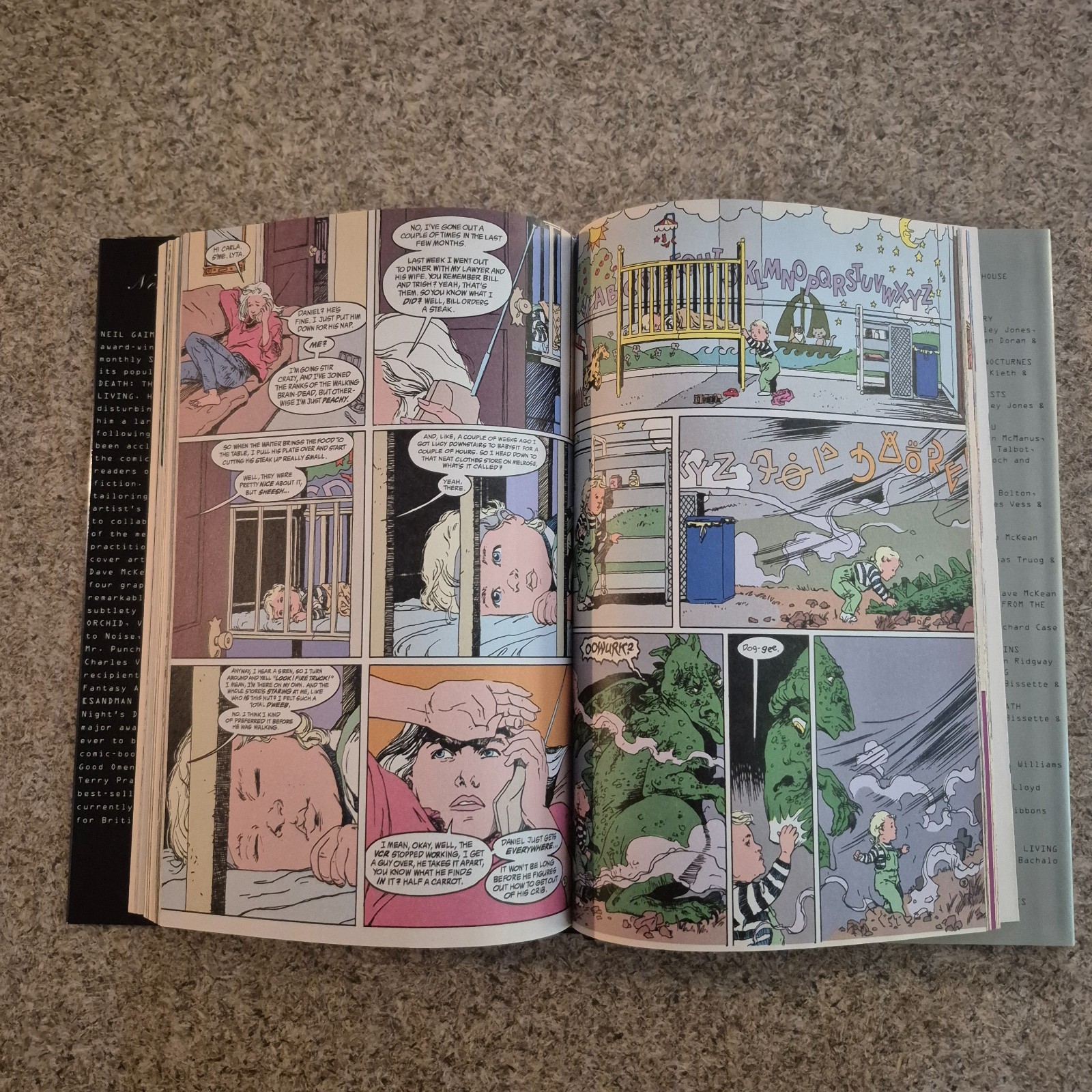 Sandman Fables and Reflections 1993 HC DJ Neil Gaiman 1st print Graphic Signed