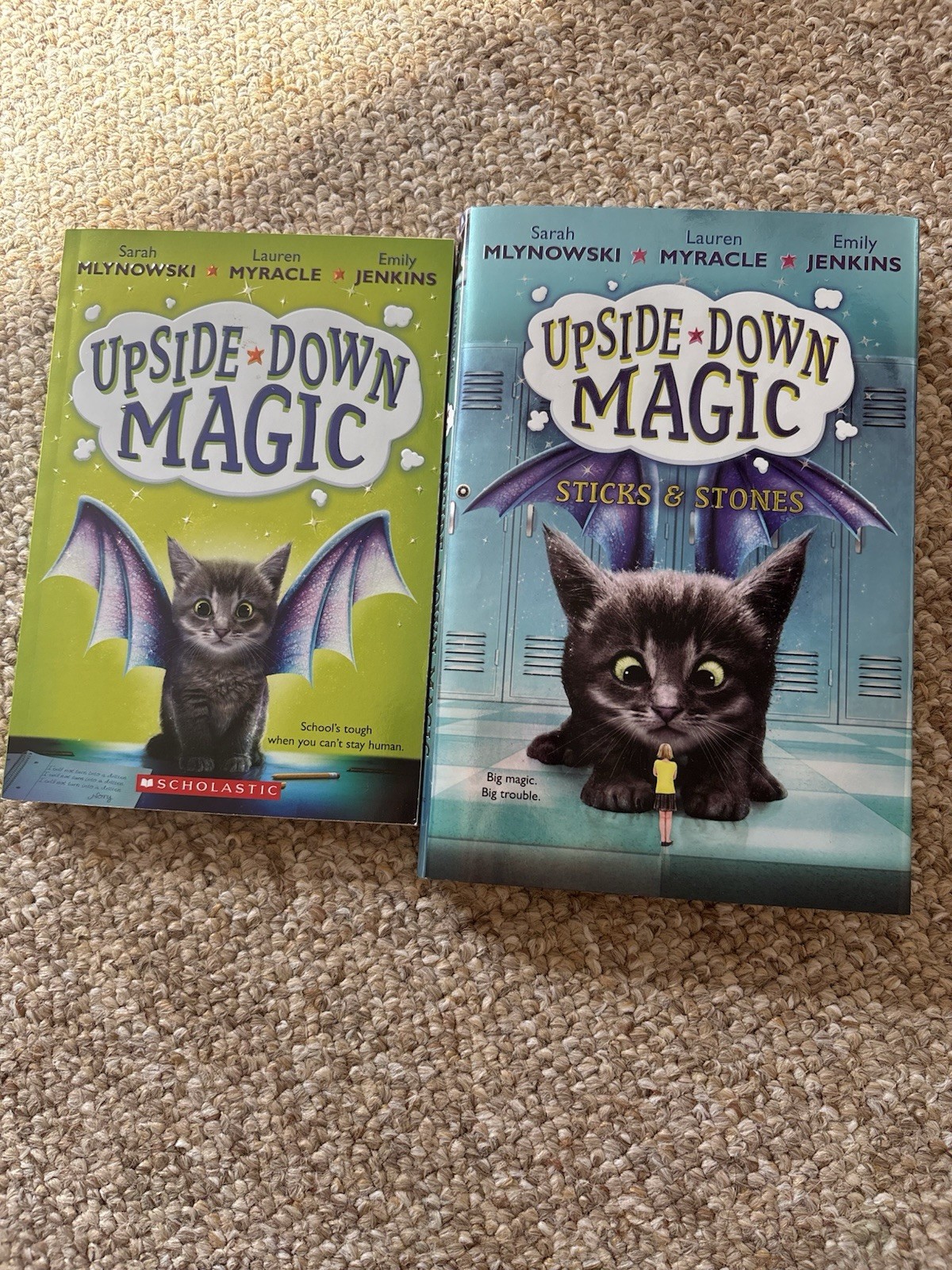 Mlynowski Myracle Jenkins Upside-Down Magic Set Paperback Ages 9-12 Fantasy