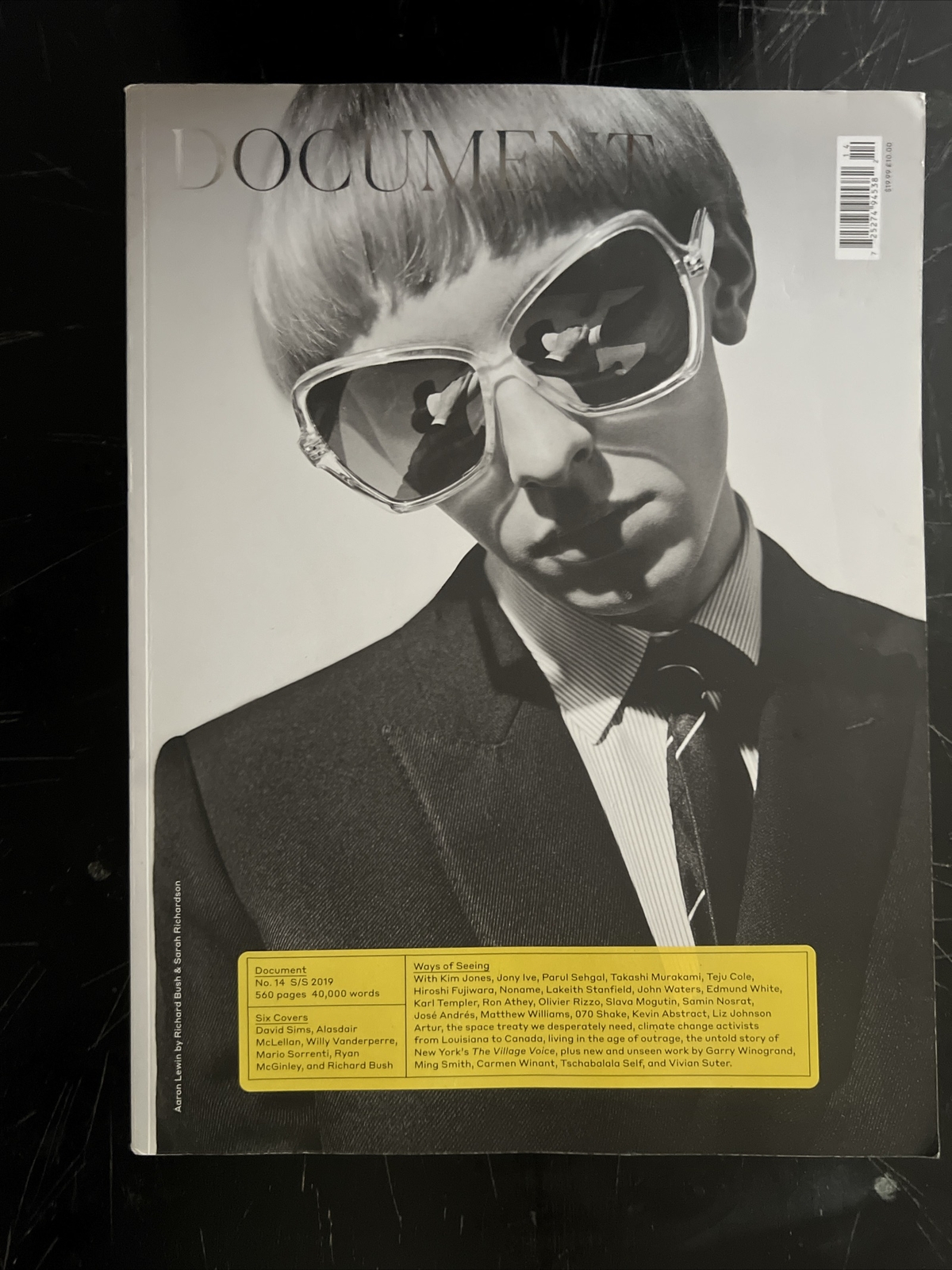 DOCUMENT MAGAZINE No. 14 S/S 2019 560 Pages 40,000 words