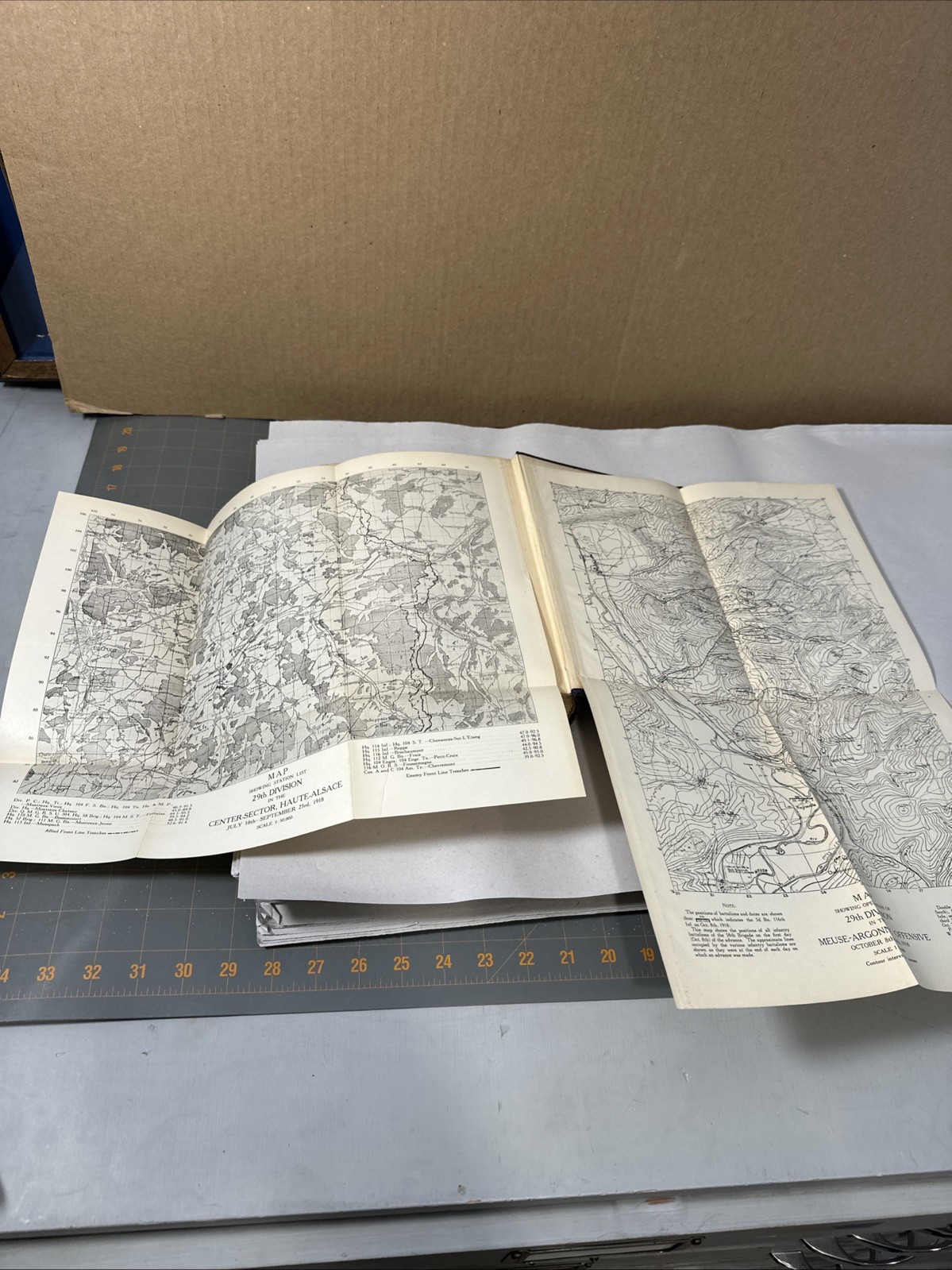 History Twenty Ninth Division by Cutchins SIGNED Provenance Gen. Jo Lane Stern
