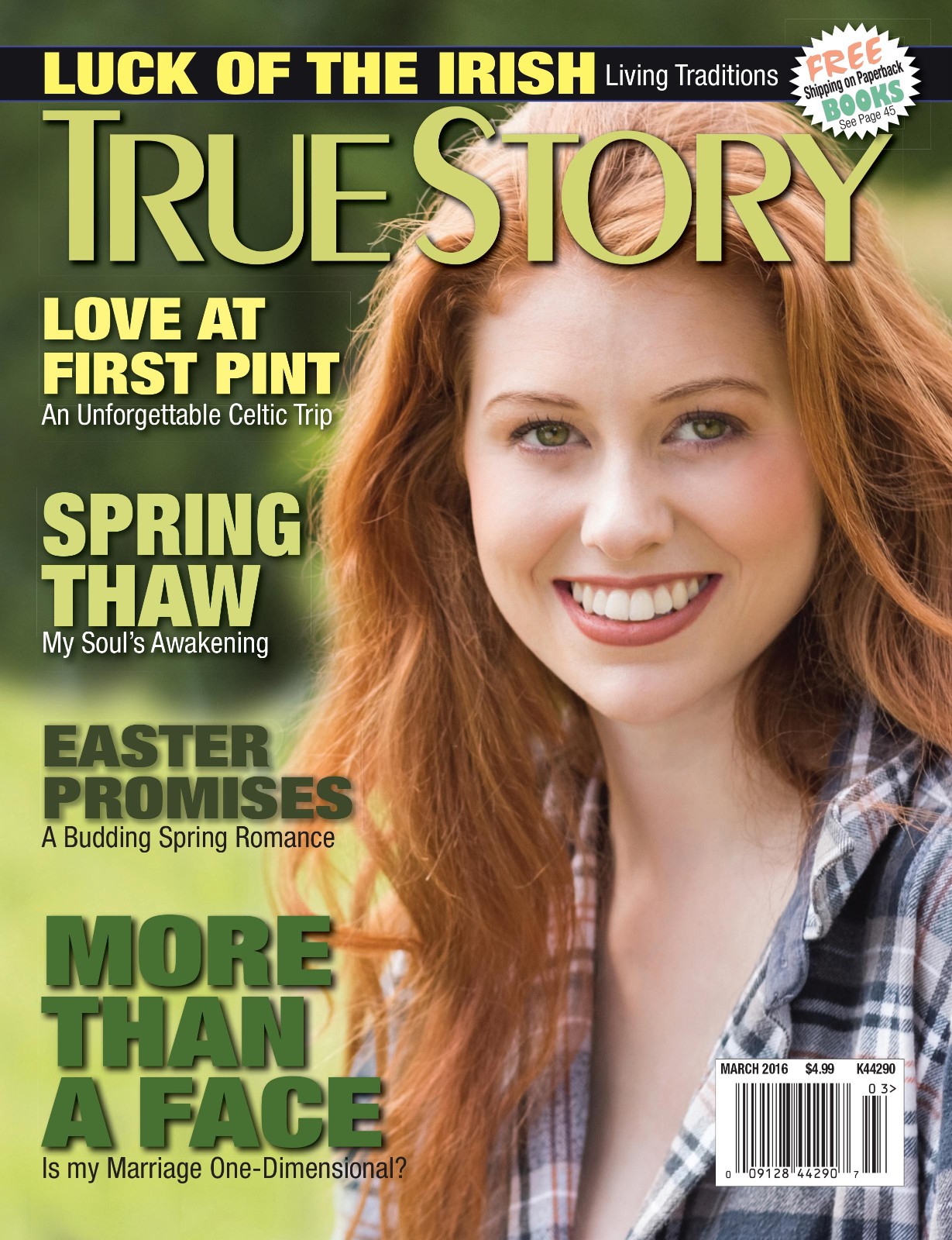 2016 True Story Magazines, 4 months – JANUARY, FEBRUARY, MARCH, & APRIL.