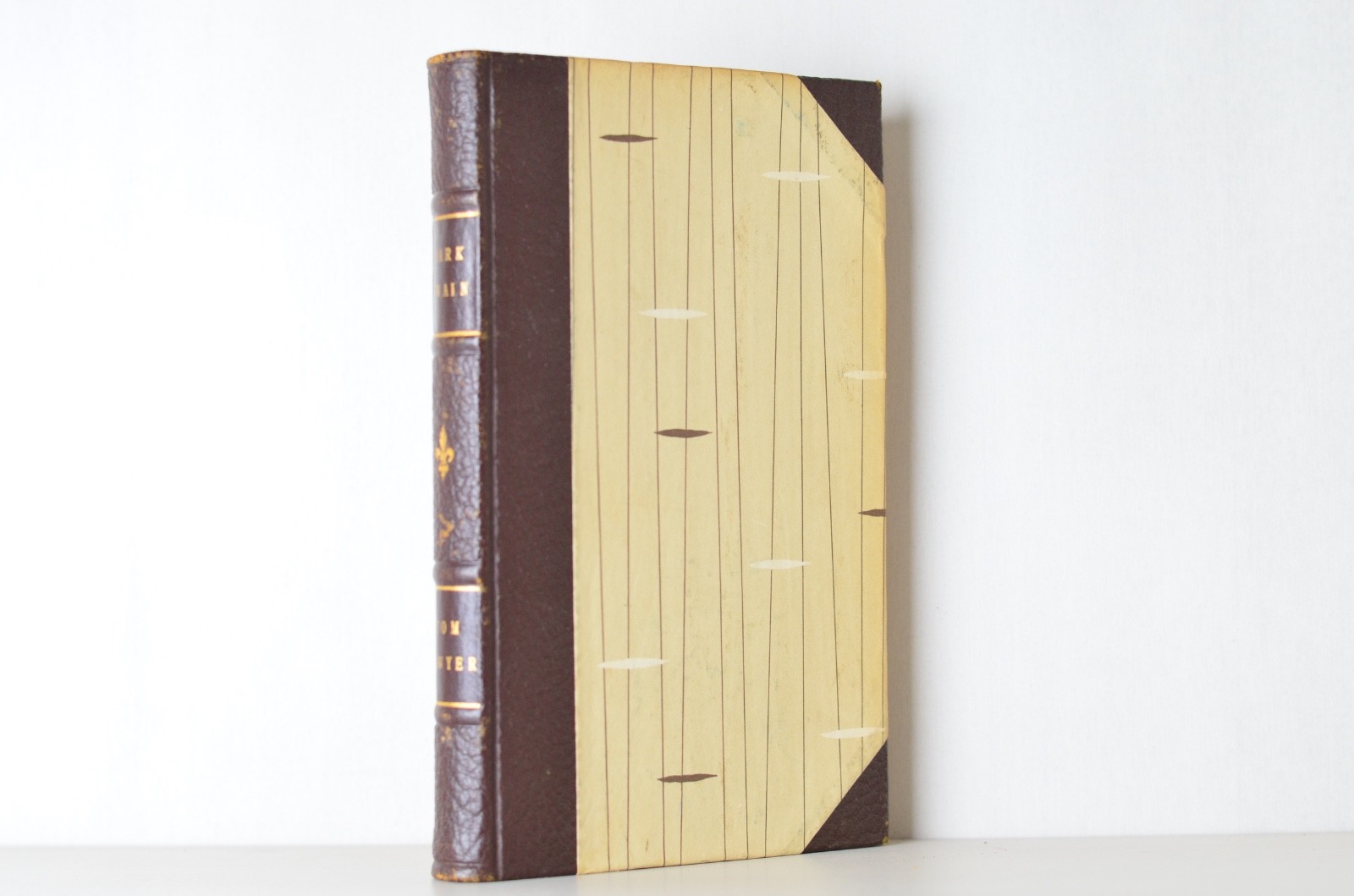 Faux Leather Bound Tom Sawyer by Mark Twain 1961 – Danish Language