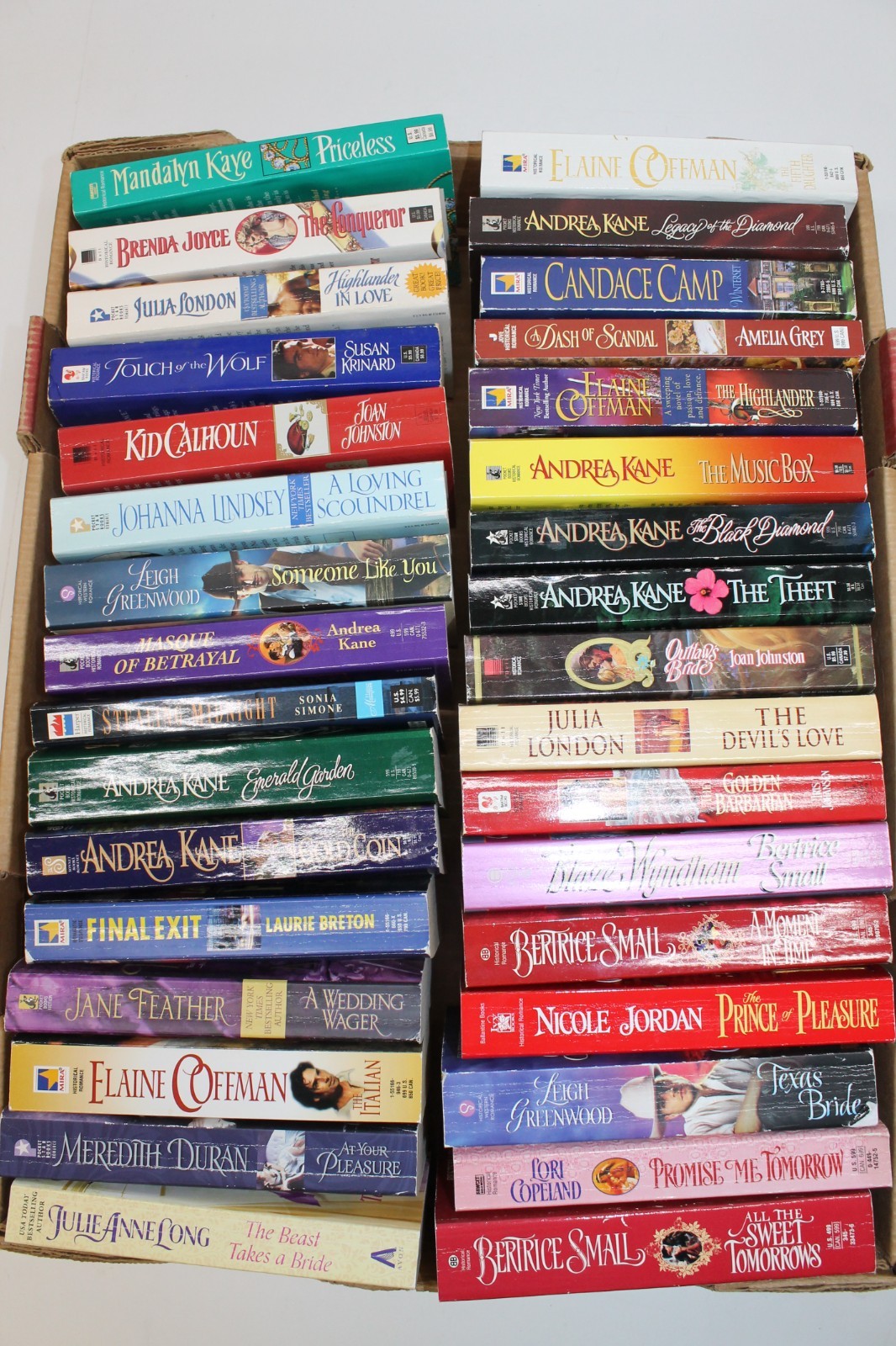Random Lot of 15 Historical Romances by Publisher – AVON ZEBRA BANTAM MIXED