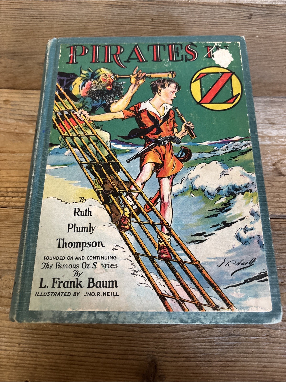 1931 Vintage PIRATES IN OZ HC Ruth Plumly Thompson 1931 11 Of 12 Color Plates