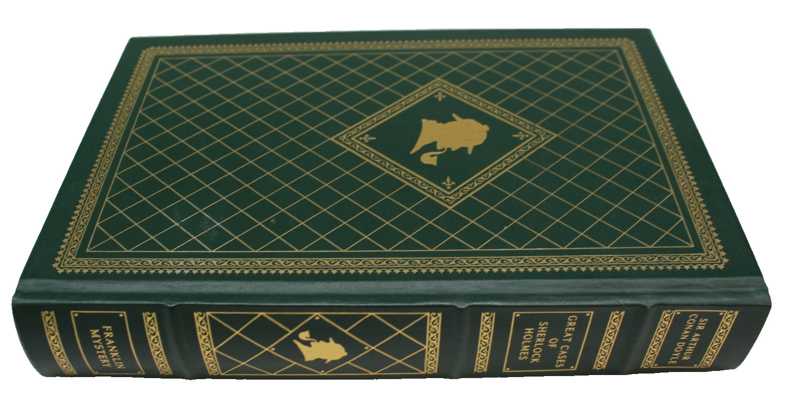 Great Cases Of Sherlock Holmes Book Sir Arthur Conan Doyle The Franklin Library