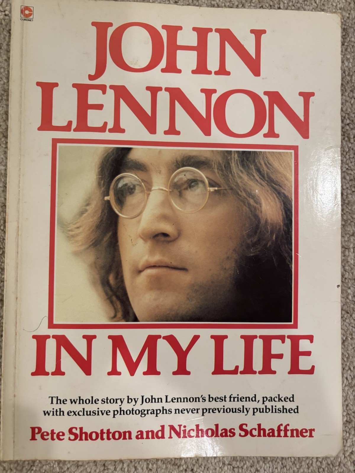 John Lennon in My Life by Peter Shotton and Nicholas Schaffner Rare