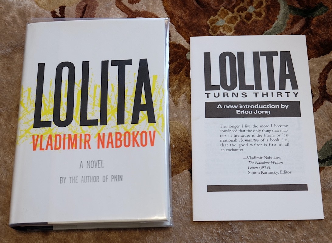 Lolita by Vladimir Nabokov Hardcover HB/DJ BOMC Special 30th Anniversary Edition