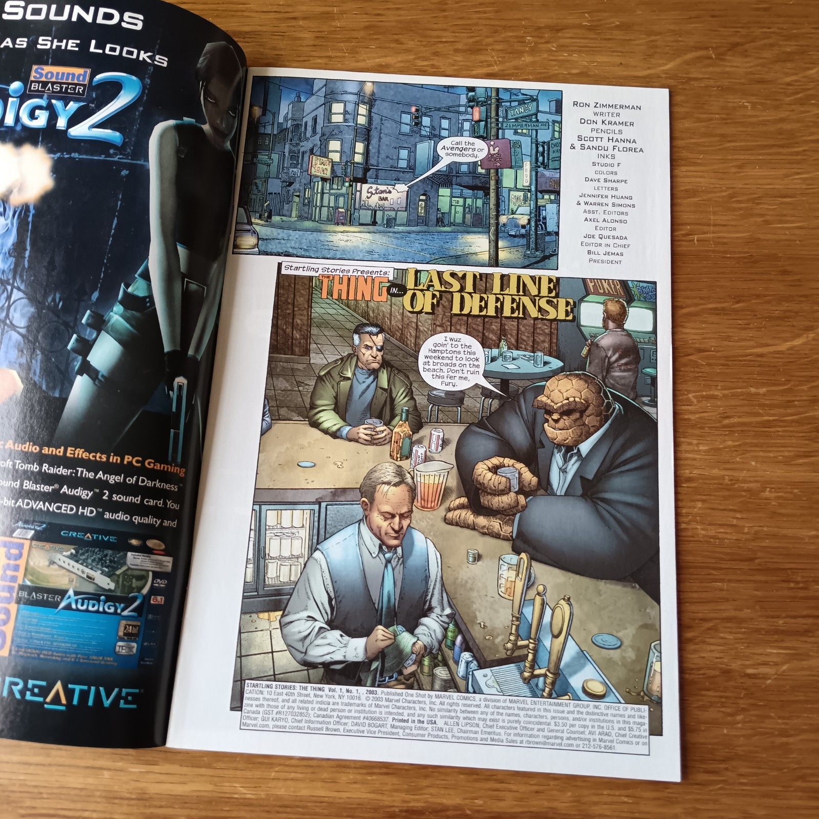 Fantastic Four #1 2004 – The Thing #1 2003 & Fantastic Four The Legend Marvel