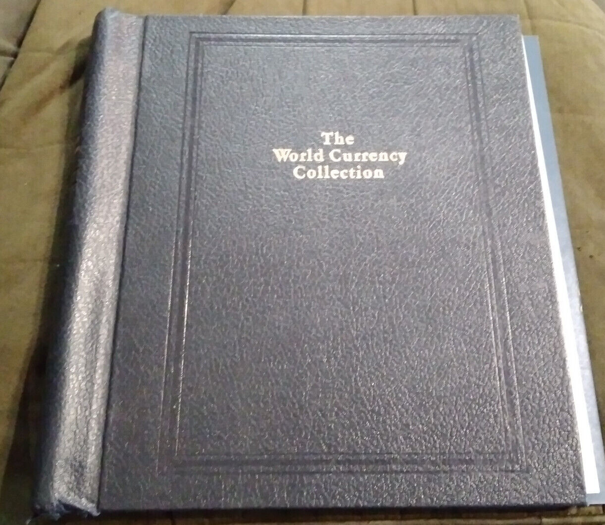 World Currency Collection Spring Form Binder Only 3/4″ – 1.5″ Binder 8.5 x 11.5