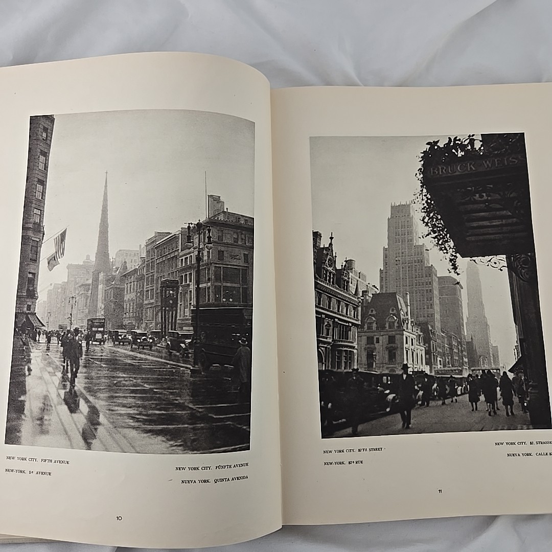 Rare 1920s Romantic America Photography Book E.O. Hoppe 304 Sepia Photos 1927
