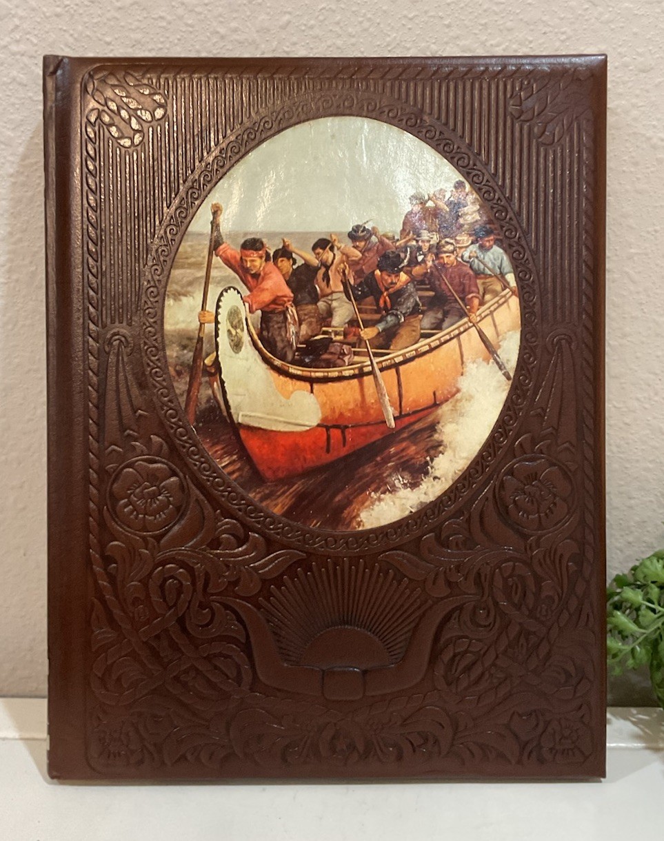 Vtg 3rd Print 1981 The Old West The Canadians Leather Hardcover Time Life Books