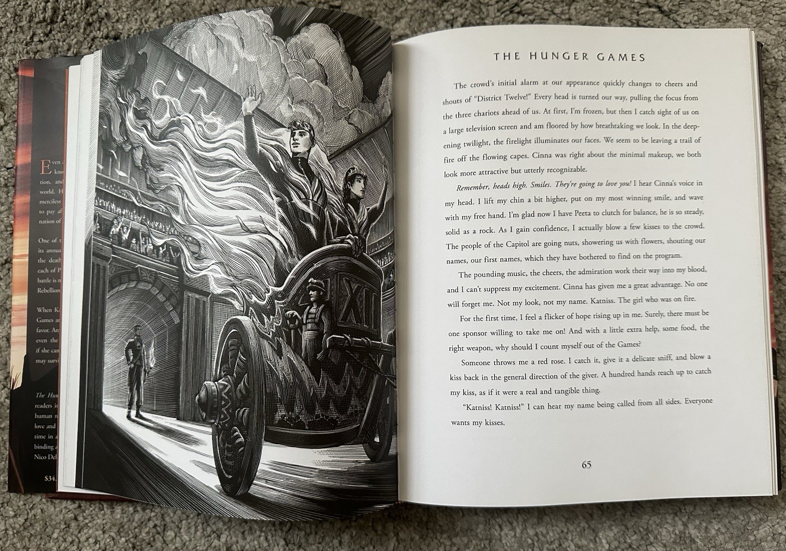 Suzanne Collins The Hunger Games Illustrated Edition Hardcover Nico Delort Art