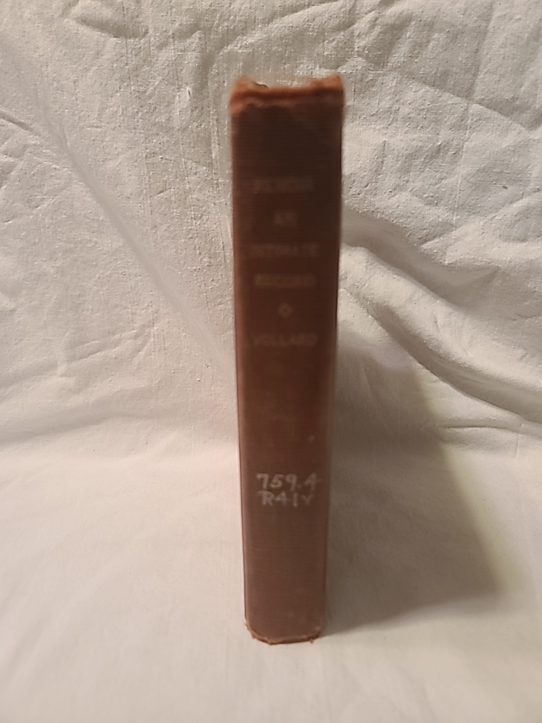 Renoir: An Intimate Record By Ambroise Vollard (HC 1925)