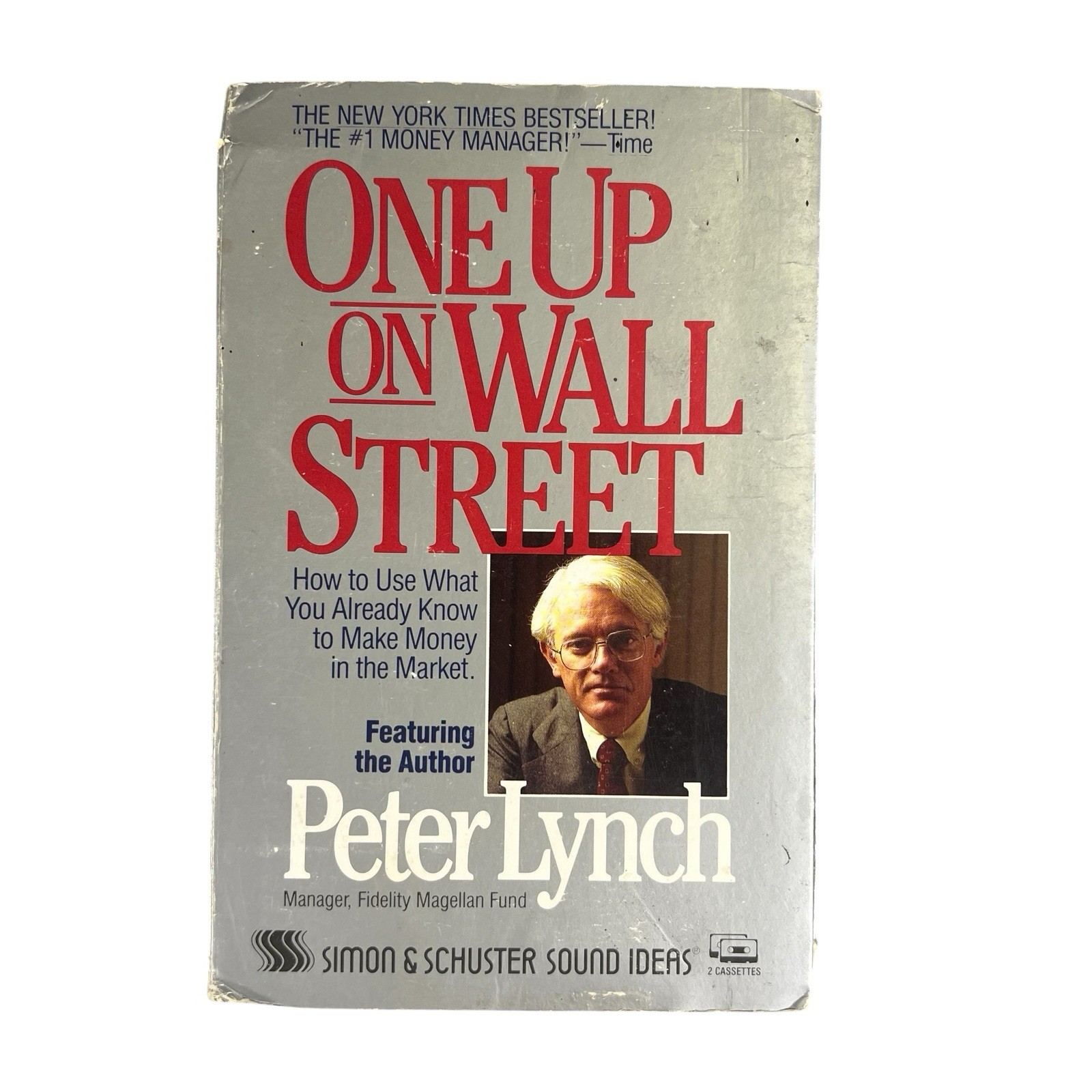 Peter Lynch One Up On Wall Street Audiobook Cassette Tape 2 Set 1989 Rare