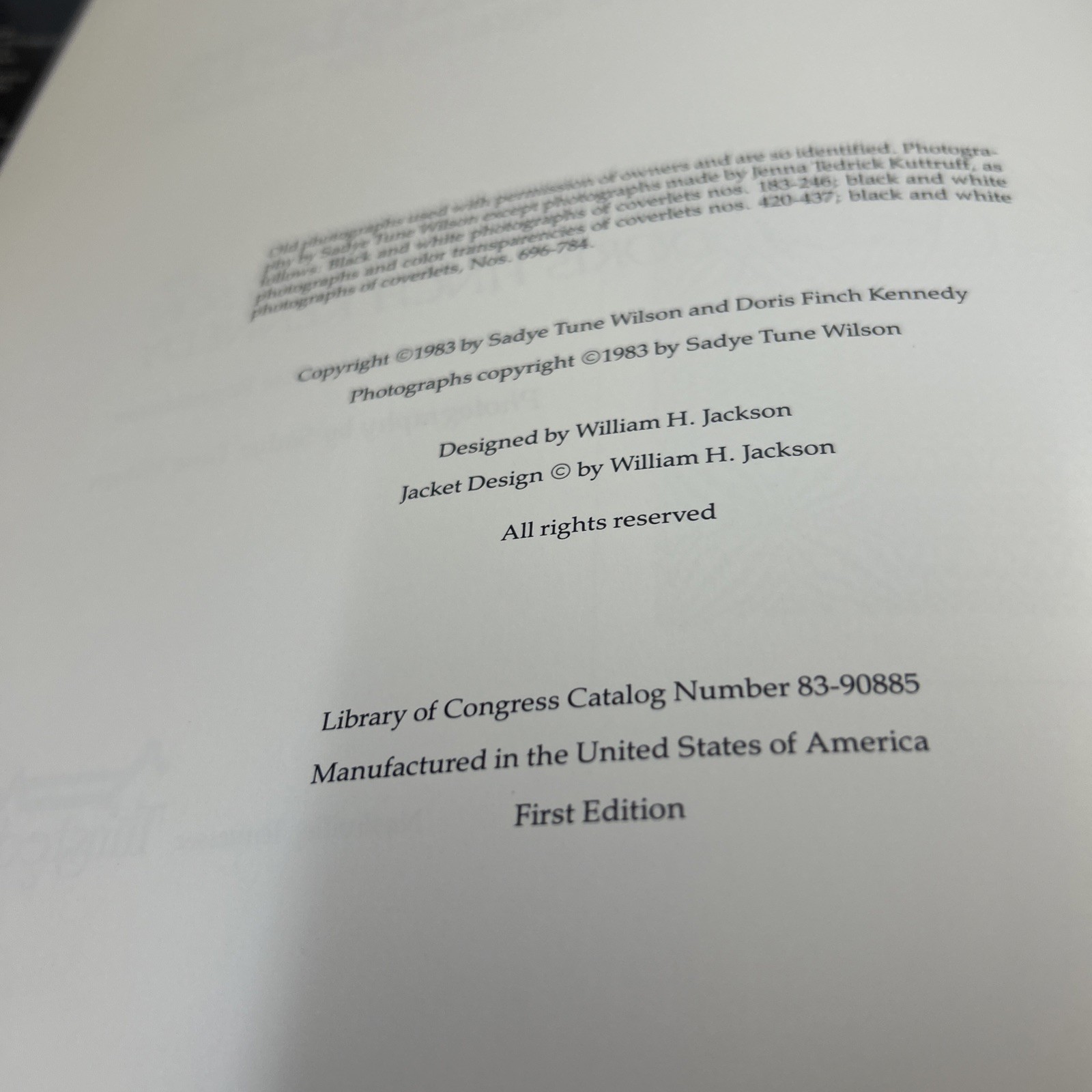 Of Coverlets: The Legacies, the Weavers True First Edition Book 1983 See Photos