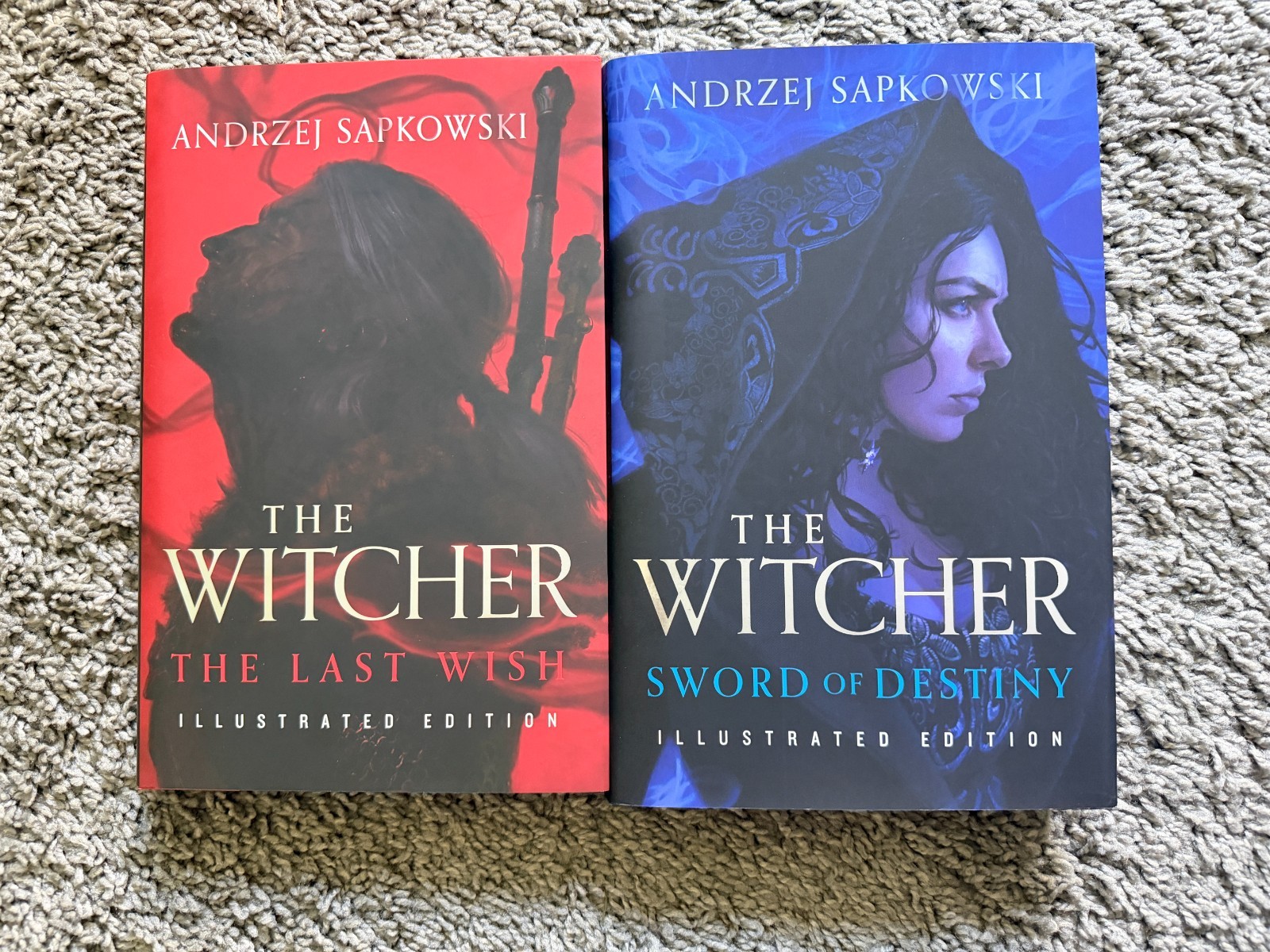 Witcher Complete Set 8 Books HC -Orbit – 1 & 2 First Print Illustrated edition
