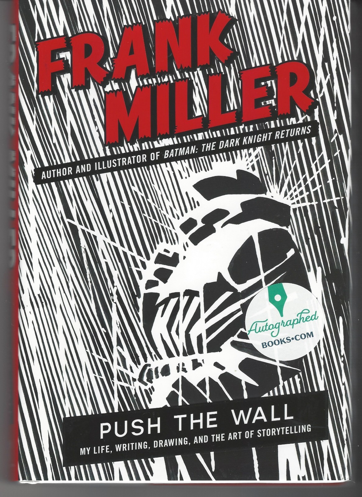 Frank Miller SIGNED BOOK Push the Wall Hardcover NEW In Hand Ships Within 1 day!