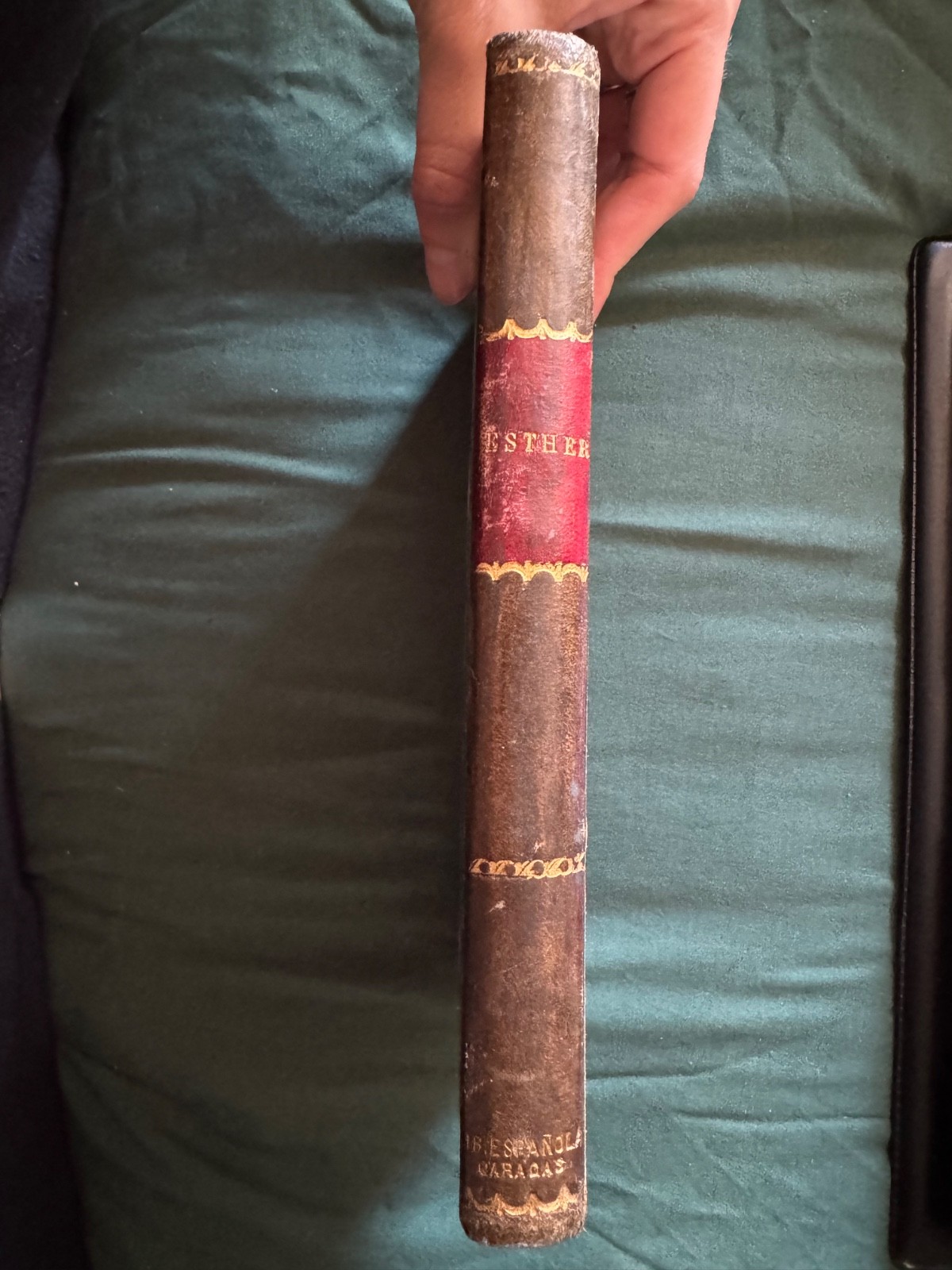 RARE 1870 Spanish Novel “Esther” by Antonio de Padua – Espasa Hermanos Barcelona
