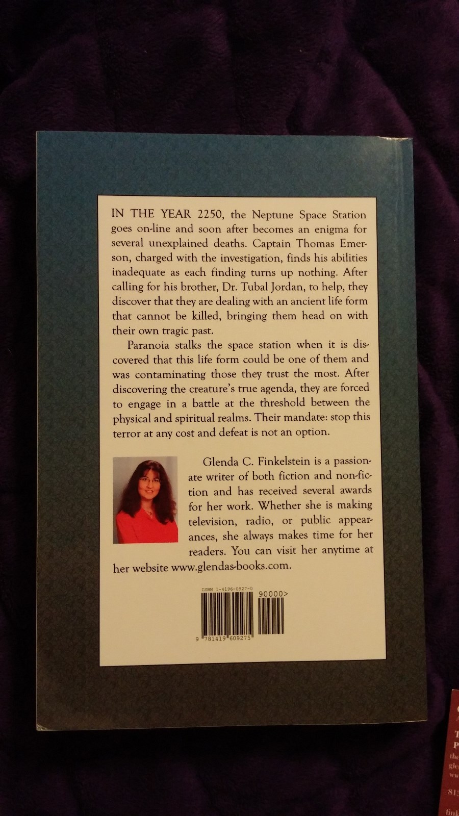 Nemsis Rising by Glenda C Finkelstein 2005 SC First Edition SIGNED w/bonus