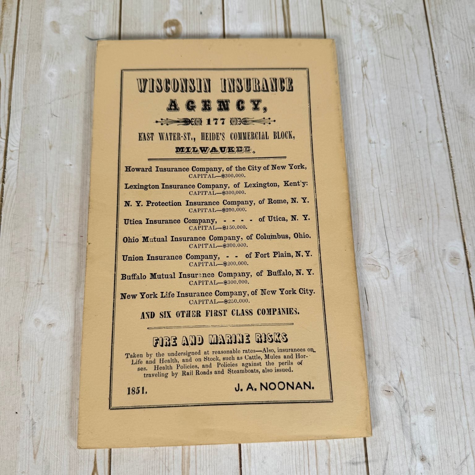 Emigrant’s Handbook Guide to Wisconsin Freeman 1851 Reprint 1972 History