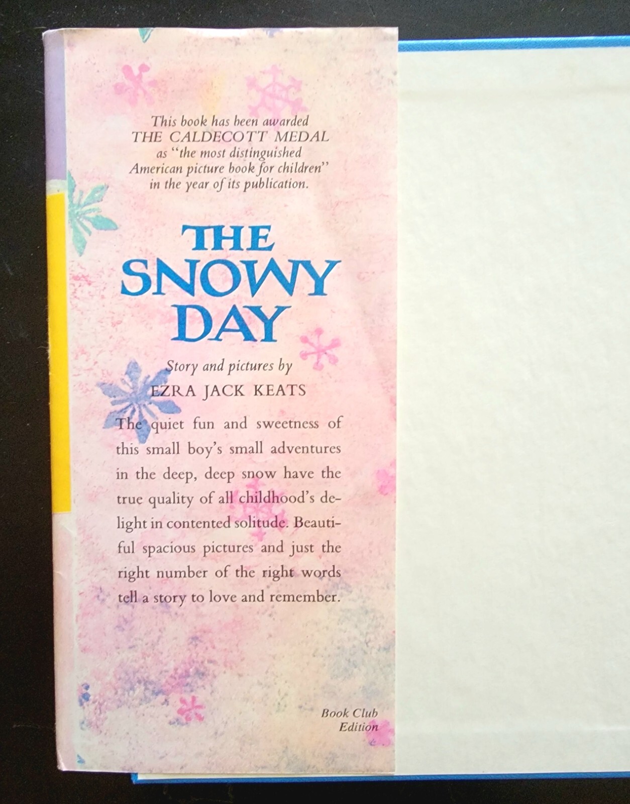 The Snowy Day – First Book Club Edition w/ dust jacket – Ezra Jack Keats – 1962