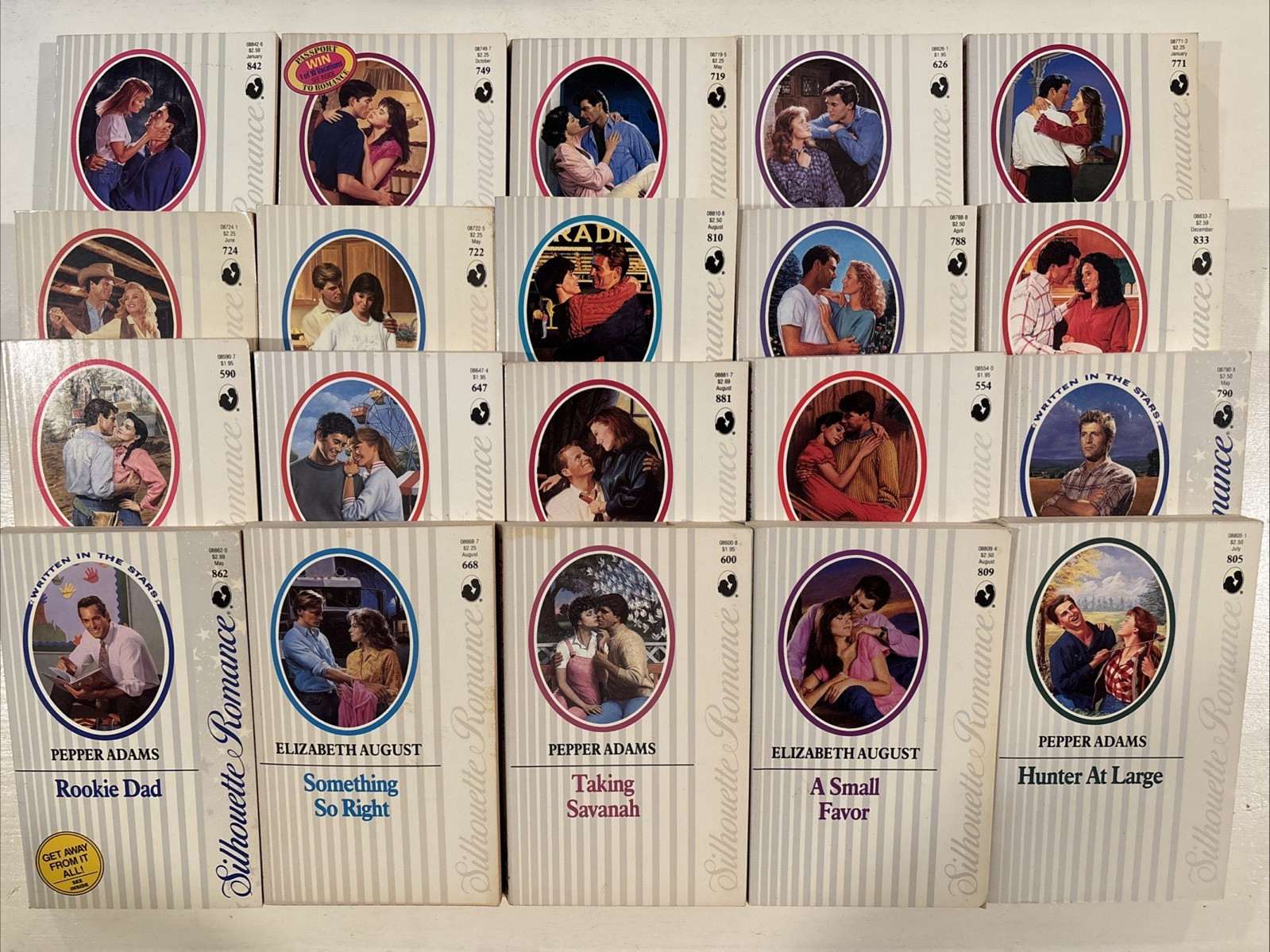 Silhouette Romance Book Lot (20) (G15)
