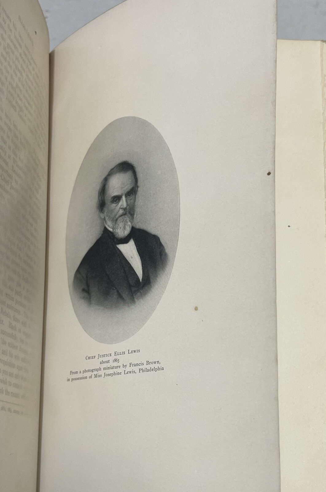 Burton Alva KONKLE / The Life of Chief Justice Ellis Lewis 1798-1871 Signed 1st