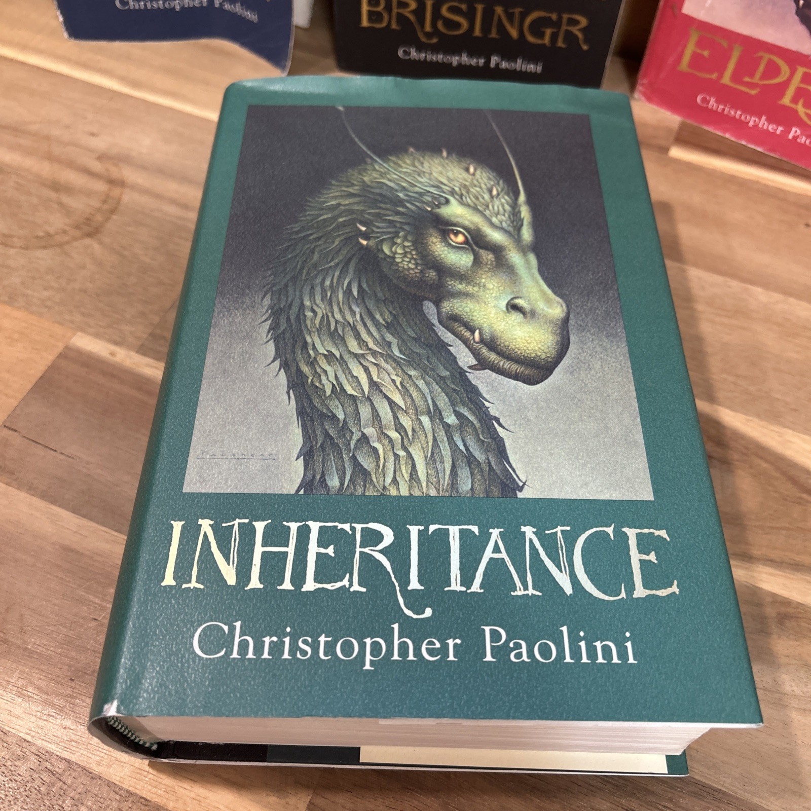 Inheritance Set : Eragon; Eldest; Brisingr by Christopher Paolini 2008 Complete!